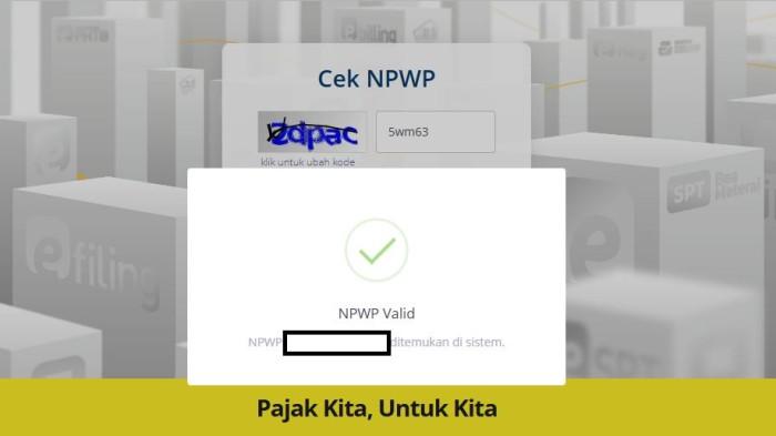 Tangkap layar halaman beranda account.pajak.go.id