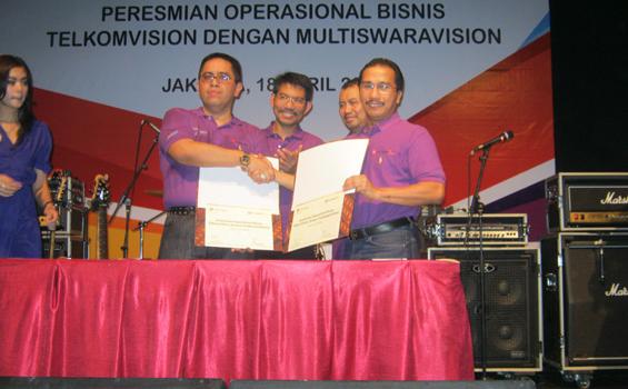 Pasarkan TV Voucher TelkomVision Gaet Multiswara Vision