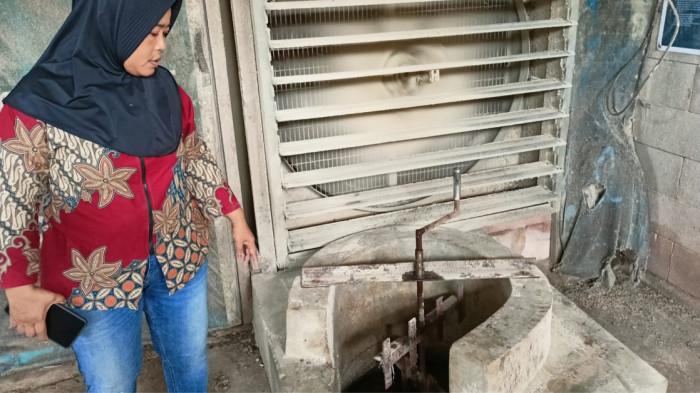 Tempat biogas untuk olah kotoran ayam asdfawsef