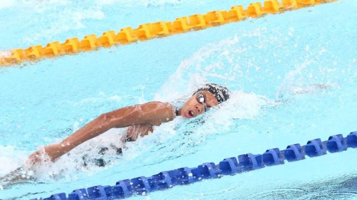 LOLOS KE FINAL - Tim renang Indonesia meloloskan 6 perenang dan 1 Tim Gaya Ganti Putra ke Final Hari Ketiga Renang SEA Games 2025 Thailand, Jumat (12/12/2025). Pada nomor 100m gaya bebas putri, Indonesia memiliki wakil di babak final setelah Nadia Aisha Nurazmi berhasil mencatatkan waktu renang 57.53 di babak kualifikasi.