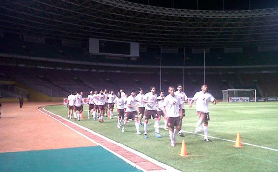 Indonesia Vs Bahrain: Tim Bahrain Serius Jajal Stadion