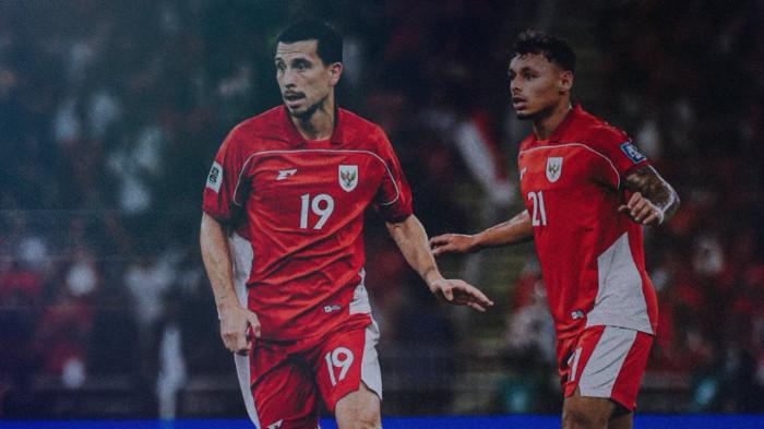 SKUAD GARUDA - Pemain Timnas Indonesia, Thom Haye dan Dean James, dalam pertandingan kontra Irak pada matchday kedua grup B ronde 4 Kualifikasi Piala Dunia 2026 zona Asia kontra Irak di King Abdullah Sports City, Arab Saudi, Minggu (12/10/2025) dini hari WIB. (Instagram Timnas Indonesia - 12/10/2025)