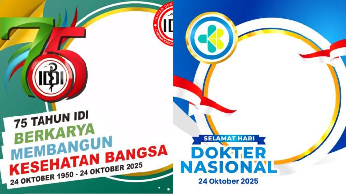 40 Link Twibbon Hari Dokter Nasional 2025 HUT ke-74 IDI dan Cara Mudah Unggah di Media Sosial