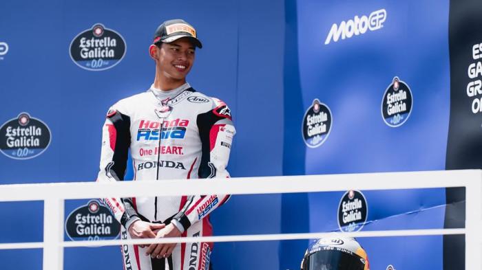 RAIH PODIUM MOTO3 BRASIL - Veda Ega Pratama dipastikan akan tampil di hadapan publik Tanah Air dalam ajang Pertamina Grand Prix of Indonesia yang akan diselenggarakan pada 9–11 Oktober 2026 di Pertamina Mandalika International Circuit.