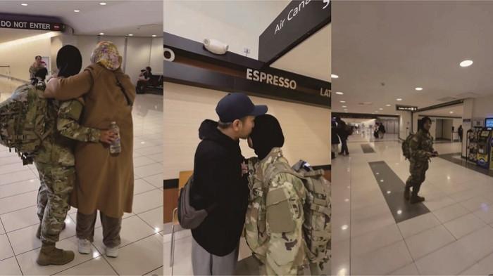 WNI TENTARA AS - Media sosial diramaikan dengan video seorang perempuan Warga Negara Indonesia (WNI) menjadi tentara Amerika Serikat (AS). Video yang diunggah akun Instagram @bunda_kesidaa pada Sabtu (17/1/2026) memperlihatkan momen haru saat mengantarkan putrinya ke bandara untuk bertugas sebagai tentara Amerika Serikat.