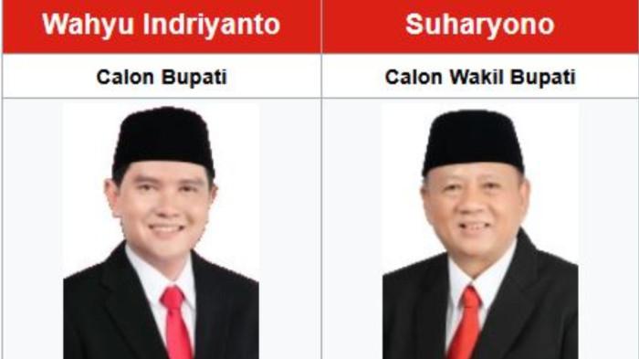 PILKADA PATI 2024 - Pasangan calon Bupati dan Wakil Bupati Pati dalam Pilkada 2024 nomor urut 02, Wahyu Indriyanto-Suharyono.