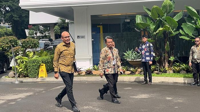 DIPANGGIL PRESIDEN Wamenlu Arrmanatha Nasir di Istana Kepresidenan, Jakarta, pada Rabu, (4/2/2026).