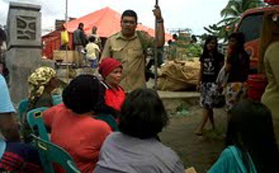 Warga Sei Rampah Masih Mengungsi di Posko