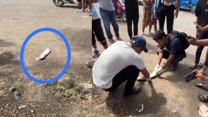 Warga Sofifi Temukan Kain Putih di Jalan, Setelah Dicek Polisi Ternyata Berisi Ikan