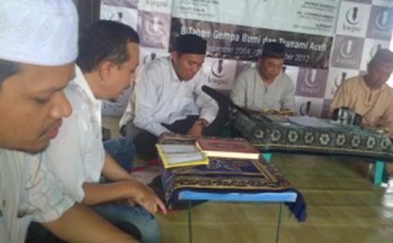 Wartawan Aceh Larut dalam Zikir Mengenang Tsunami