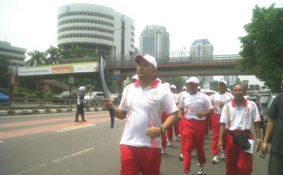 Api SEA Games Berlayar 37 Jam dari Jakarta ke Palembang