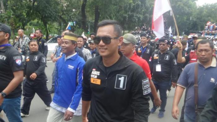 Agus Berlari dari Museum Nasional hingga Istana Merdeka, Relawannya Kewalahan