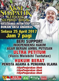 Polisi Siagakan Ribuan Personel Kawal 'Aksi Simpatik Kepung Sidang Ahok'