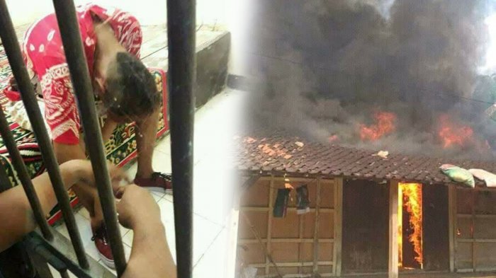 Gara-gara Hal Sepele, Remaja di Ponorogo Bakar Rumah Orangtuanya hingga Ludes, Foto Ayahnya Melas