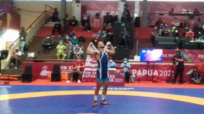 Andika Sulaeman Pegulat DKI Jakarta Terbaik di Kelas 77 Kg Greco Roman