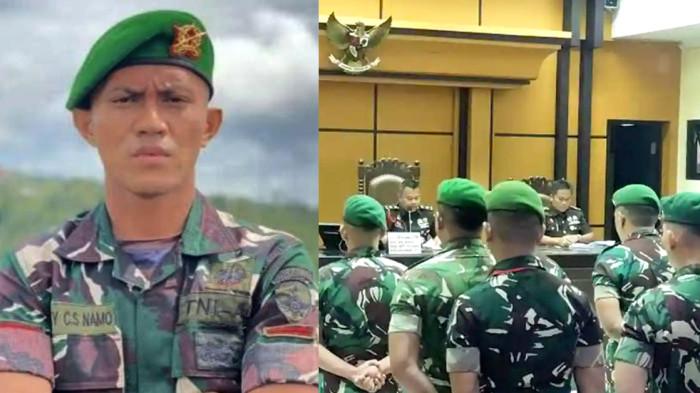 PRADA LUCKY NAMO - Prada Lucky Namo sebelumnya bertugas di Batalyon Yonif Teritorial Pembangunan/834 Waka Nga Mere di Kabupaten Nagekeo, Pulau Flores, Nusa Tenggara Timur. Ia dianiaya seniornya hingga tewas. Sebanyak 17 anggota TNI Angkatan Darat (AD) dijatuhi hukuman pidana penjara