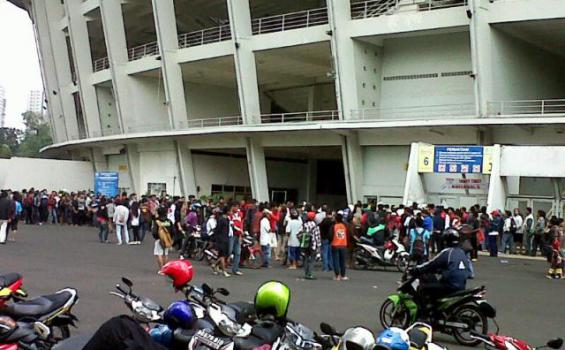 Penjualan Tiket Indonesia Kontra Bahrain Ditutup Pukul 7 Sore Ini