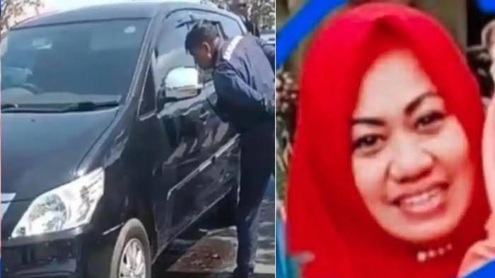 ASN TEWAS DI DALAM MOBIL - (Kanan) Sosok korban, Ruly Yunis Setiawati (50) Sekretaris Dinas Perumahan Rakyat dan Kawasan Permukiman (PRKP) Pemkab Bangkalan. (Kiri) Mobil tempat ditemukannya jenazah korban di area parkir Bandara Juanda, Sidoarjo, Jatim, Rabu (24/6/2026) siang