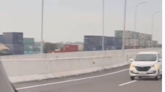 Pengemudi Avanza Putih Lawan Arah di Tol JORR 2 Cilincing, Bisa Dipenjara 2 Bulan