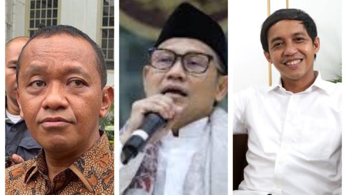 TOBAT NASUHA - Cak Imin mengajak Bahlil dan Raja Juli untuk melakukan “evaluasi total” atau tobat nasuha atas kebijakan dan langkah-langkah kementerian masing-masing. (Kolase Tribunnews)