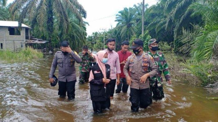 Banjir Masih Menggenangi Tiga Desa di Kecamatan Trumon Tengah Aceh Selatan
