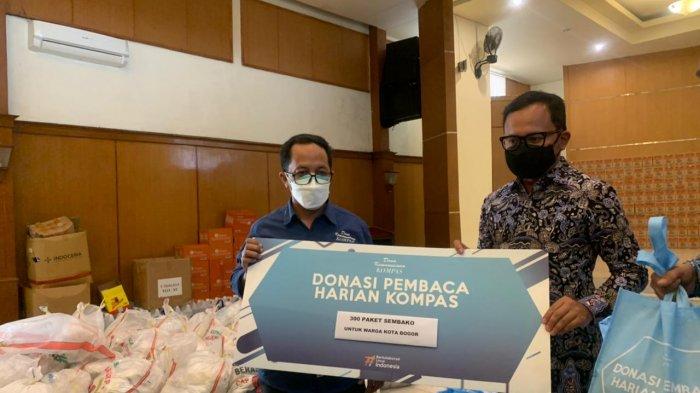Yayasan Dana Kemanusiaan Kompas Bagikan 300 Paket Sembako Bagi Warga Kurang Mampu di Bogor