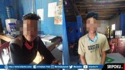 Bapak-Anak Bacok Seorang Pria di Tulung Selapan, Dibawa dan Ditahan di Mapolres OKI,