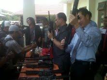 Belasan Airsoft Gun Disita Polisi