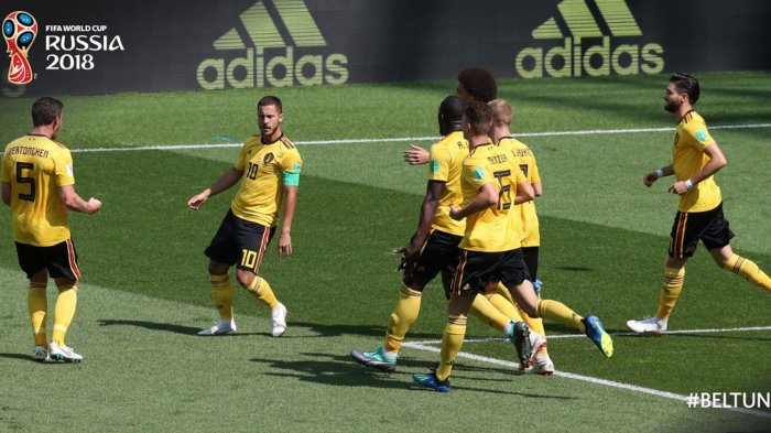 Belgia vs Tunisia: Romelu Lukaku dan Eden Hazard Sama-sama Cetak 2 Gol, Belgia Menang 5-2