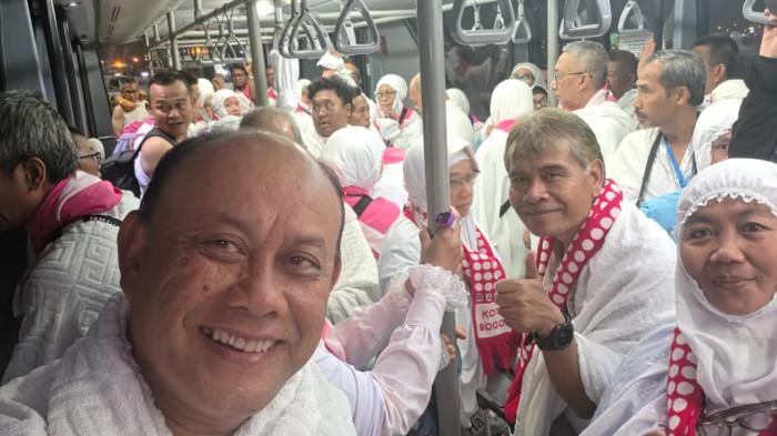 HAJI REGULER - Kepala BGN Dadan Hindayana menunaikan ibadah haji.