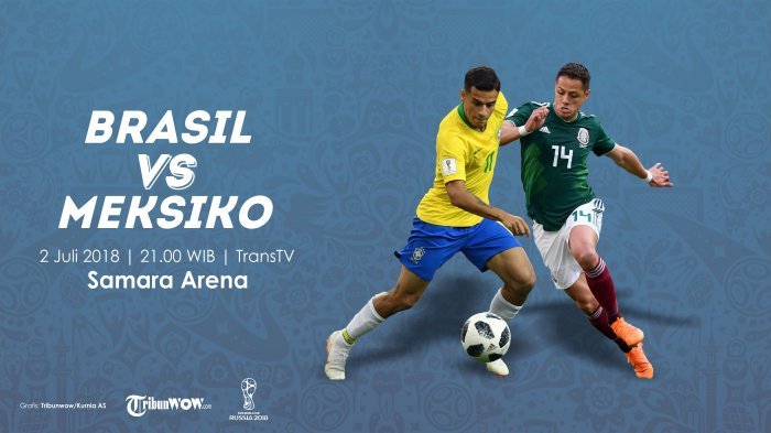 Susunan Pemain Timnas Brasil Vs Timnas Meksiko