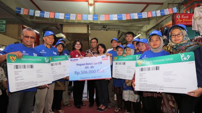 Gandeng BPJS Kesehatan, BRI Salurkan Bantuan dan Sosialisasikan Asian Games ke Pedagang