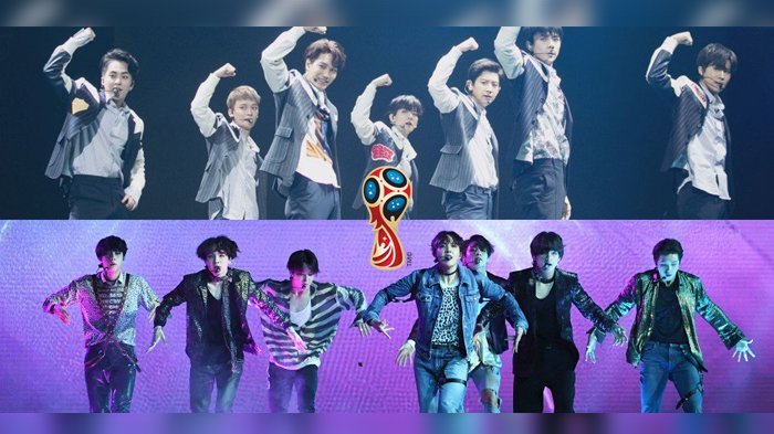 Lagu BTS dan EXO Akan Diputar di Piala Dunia 2018, Ada Petisi Tolak Kpop di Gelaran Itu