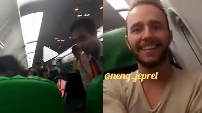 Viral Video Penumpang Merokok Saat Pesawat Isi Bahan Bakar, Warganet Salfok Sama Bule yang Merekam