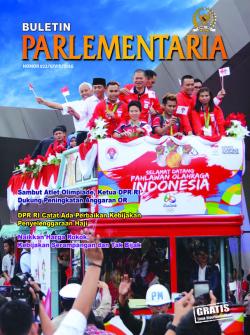 Buletin Parlementaria Nomor 922/V/VIII/2016