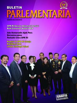 Buletin Parlementaria Nomor 924/II/IX/2016