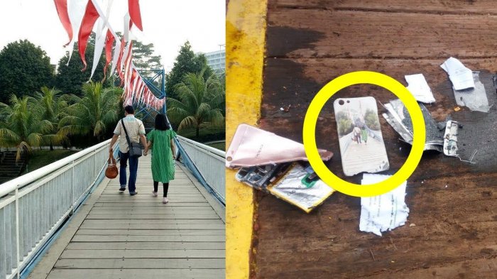 Casing HP Bergambar yang Ditemukan di Lokasi Pesawat Jatuh sama Persis dengan Unggahan Diduga Korban