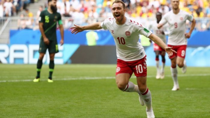 Denmark vs Australia: Christian Eriksen Tampil Menawan Skor Akhir Tetap 1-1