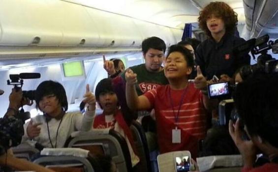 Coboy Junior 'Bius' Penumpang Pesawat Sriwijaya Air