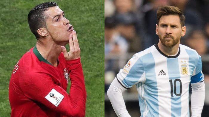 Tunjukkan Selebrasi Baru dengan Mengelus Dagu saat Cetak Gol, Cristiano Ronaldo Sindir Lionel Messi?