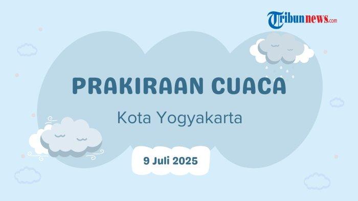 Prakiraan Cuaca Yogyakarta Rabu, 9 Juli 2025: Cerah Berawan Sepanjang Hari