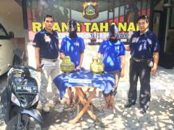 Pasutri Tanggung Dibui Gara-gara Curi Tabung Gas Epliji