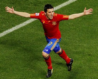 Villa Bawa Spanyol Unggul 1-0