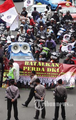 Sepeda Motor Diberi Kelonggaran Lewat Thamrin dan Medan Merdeka Barat