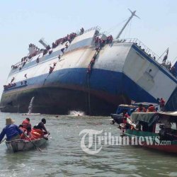 Muatan Tak Imbang antara Bagian Kiri dan Kanan Diduga Jadi Penyebab Kapal Wihan Tenggelam