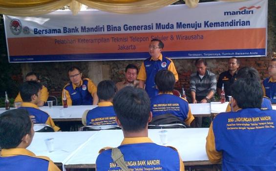 Pelatihan IT Kepada Anak Muda Digelar Dibo Piss dan Bank Mandiri
