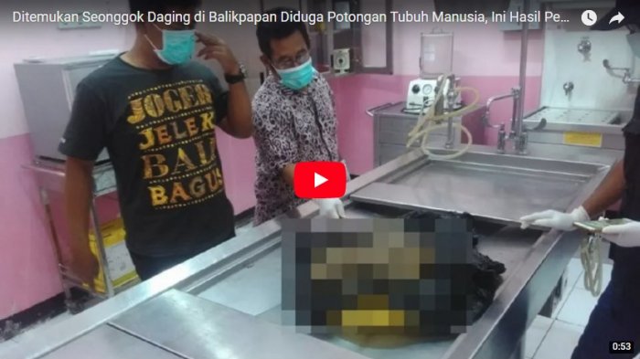 Ditemukan Seonggok Daging di Balikpapan Diduga Potongan Tubuh Manusia, Ini Hasil Penyelidikannya