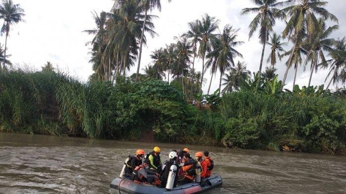 Amir Hanya Berhasil Menyelamatkan Irfan, Putra Lainnya Tenggelam di Sungai dan Belum Ditemukan