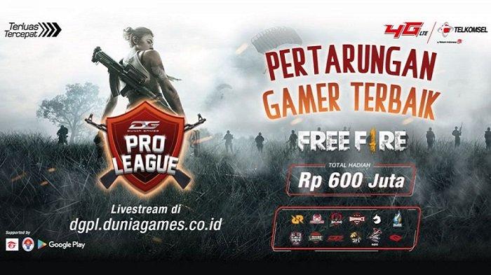 Link Live Streaming: Dunia Game Pro League Free Fire, Nanti Malam Pukul 19.00 WIB