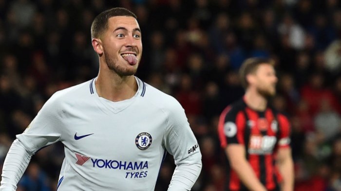 Eden Hazard Kunci Kemenangan Chelsea Lumpuhkan Bournemouth